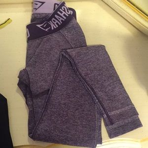 Gymshark xs full length flex purple